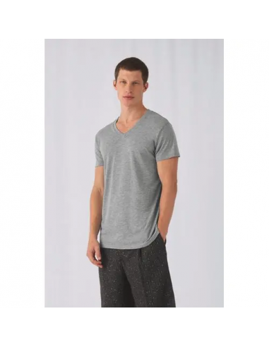 T-shirt uomo Triblend scollo a V