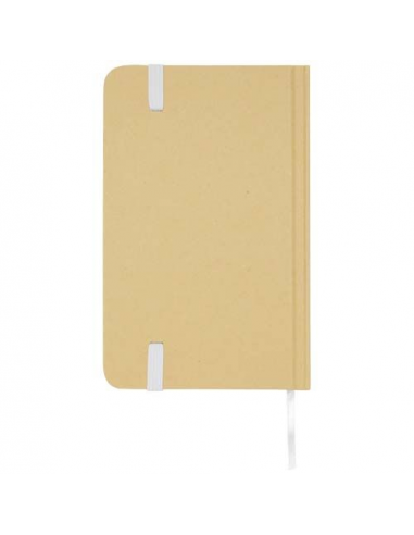 Blocco note formato A6 con copertina rigida in materiale riciclata e pagine bianche Reed