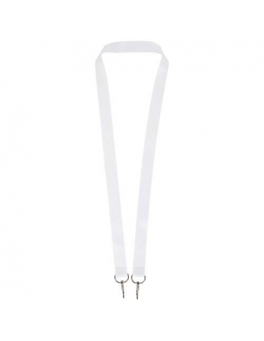 Lanyard in sublimazione in rPET Leia con 2 ganci