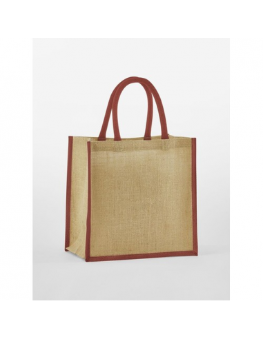 Natural Starched Jute Mini Gift Bag