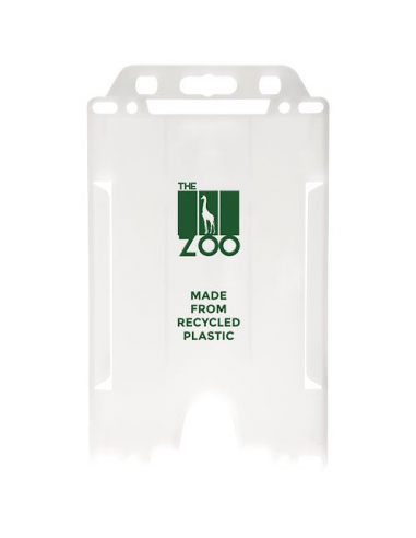 Porta badge in plastica riciclata Pierre