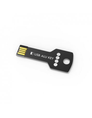 USB Stick Alu Key Black, 4 GB Basic