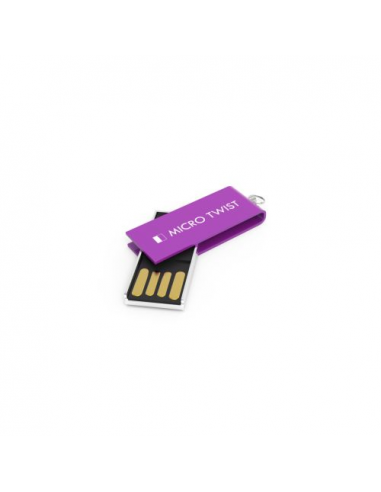 USB Stick Micro Twist Fuchsia, 4 GB Basic