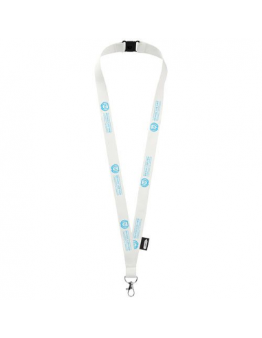 Lanyard Tom in PET riciclato con sgancio di sicurezza