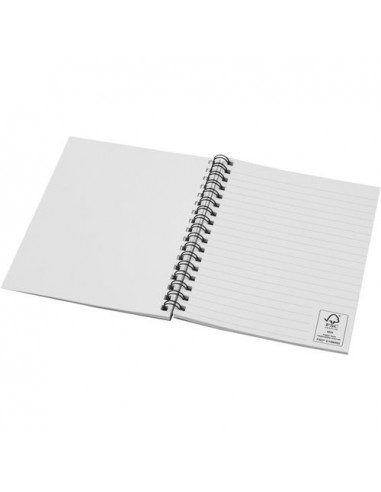 Blocco note A6 colorato in carta riciclata con spirale Desk-Mate®