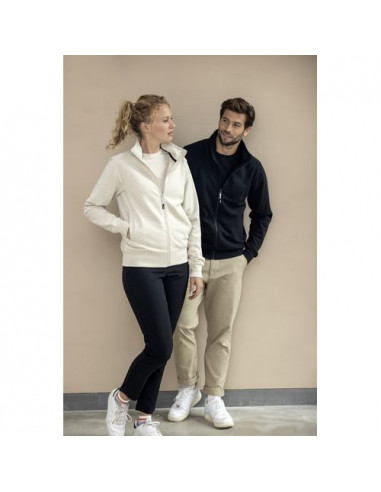 Maglione unisex in tessuto riciclato a cerniera intera Galena Aware™