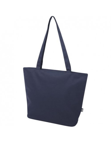 Tote bag in materiale riciclato certificato GRS con cerniera Panama 20l