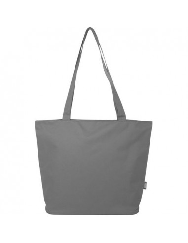 Tote bag in materiale riciclato certificato GRS con cerniera Panama 20l