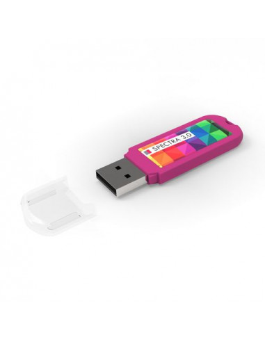 USB Stick Spectra 3.0 India Fuchsia, 64 GB Premium