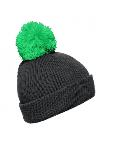 Pompon Hat with Brim