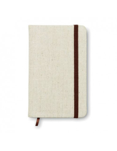 Notebook con cover in canvas