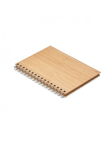 Notebook A5 in bamboo rilegato BRAM