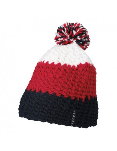 Crocheted Cap with Pompon