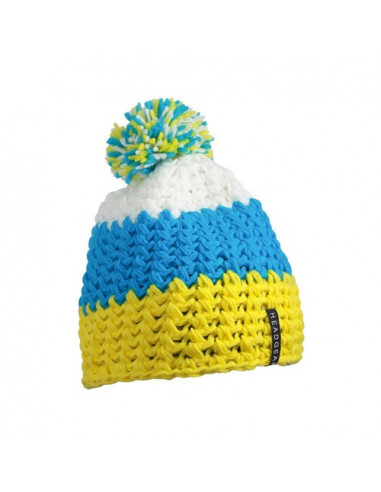 Crocheted Cap with Pompon