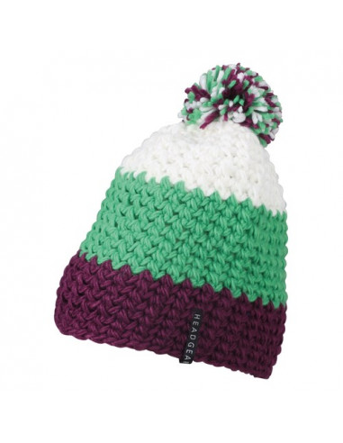 Crocheted Cap with Pompon