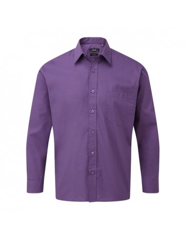 Men's Long Sleeve Poplin Shirt