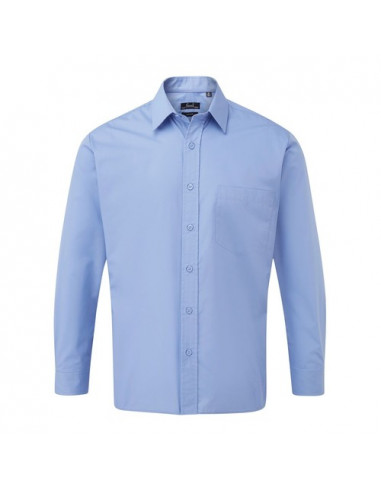 Men's Long Sleeve Poplin Shirt