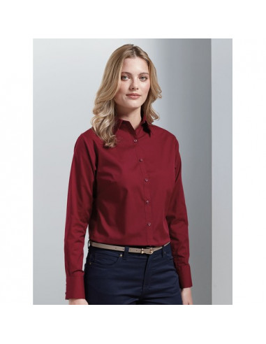 Poplin Long Sleeve Blouse