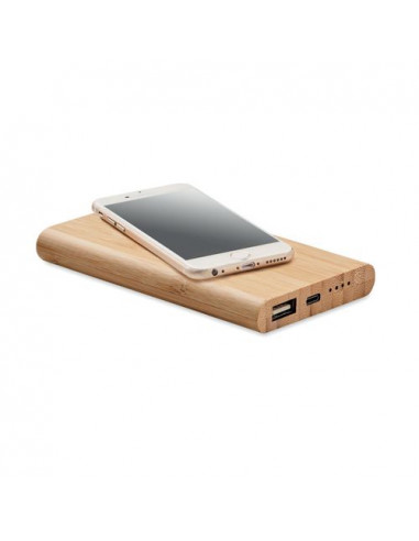 Power bank in bamboo da 4000mAh ARENAPOWER C