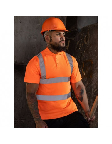 Hi-Viz Poly-Cotton Polo