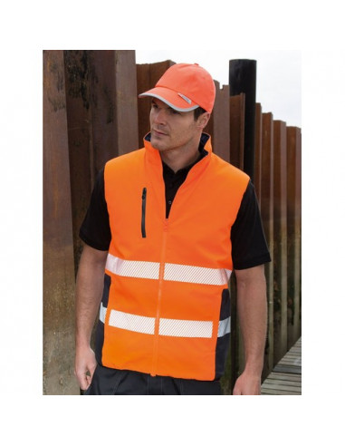 Reversible Soft Padded Safety Gilet