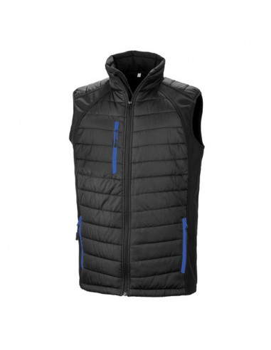 Black Compass Padded Softshell Gilet