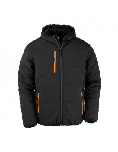 Black Compass Padded Winter Jacket