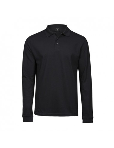 Luxury Stretch Long Sleeve Polo