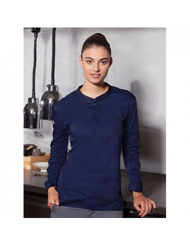 Ladies Long-Sleeve Work Shirt Performance