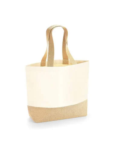 Jute Base Canvas Tote