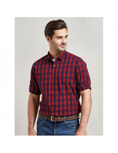 Men's LSL 'Mulligan' Check Cotton Bar Shirt