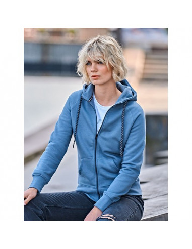 Ladies Fashion Full Zip Hood