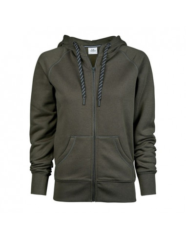 Ladies Fashion Full Zip Hood