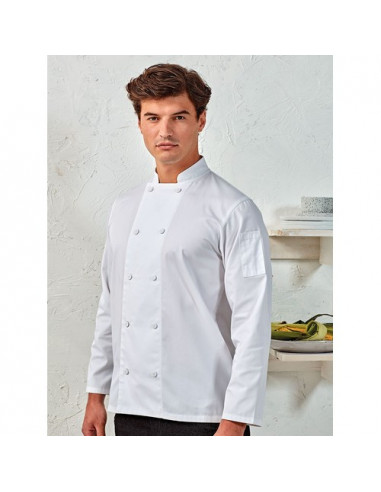 Chef's LS Coolchecker Jacket With Mesh Back Panel ack Panel