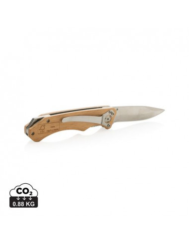 Coltello outdoor in legno