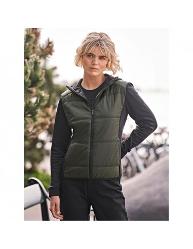 Womens Hybrid-Stretch Hooded Jacket