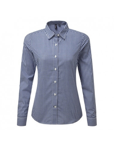 ‘Maxton’ Check - Women's Long Sleeve Shirt