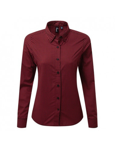 ‘Maxton’ Check - Women's Long Sleeve Shirt