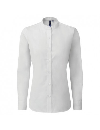 Women’s Banded Collar 'Grandad' Shirt