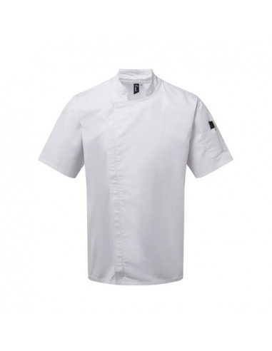 Chef's Zip-Close Short Sleeve Jacket