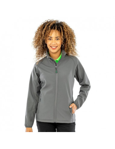 Women's Recycled 2 Layer printable Softshell Jacket