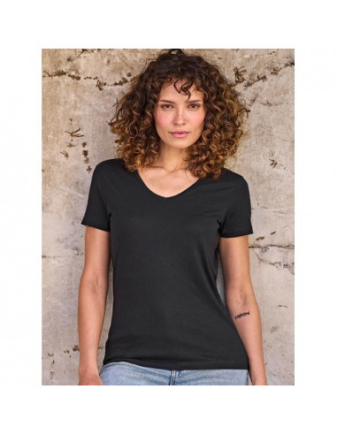 Women Luxury V-Neck Tee