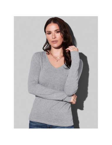 Claire V-Neck Long Sleeve