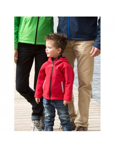 Junior Hooded Soft Shell Jacket