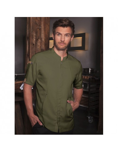 Chefs Jacket Short-Sleeve Green Generation