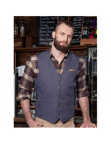 Men's Waistcoat Jeans-Style