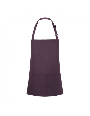 Short Bib Apron Basic With Buckle And Pocket