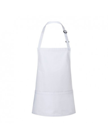 Short Bib Apron Basic With Buckle And Pocket