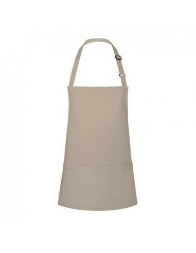 Short Bib Apron Basic With Buckle And Pocket