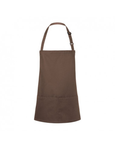 Short Bib Apron Basic With Buckle And Pocket